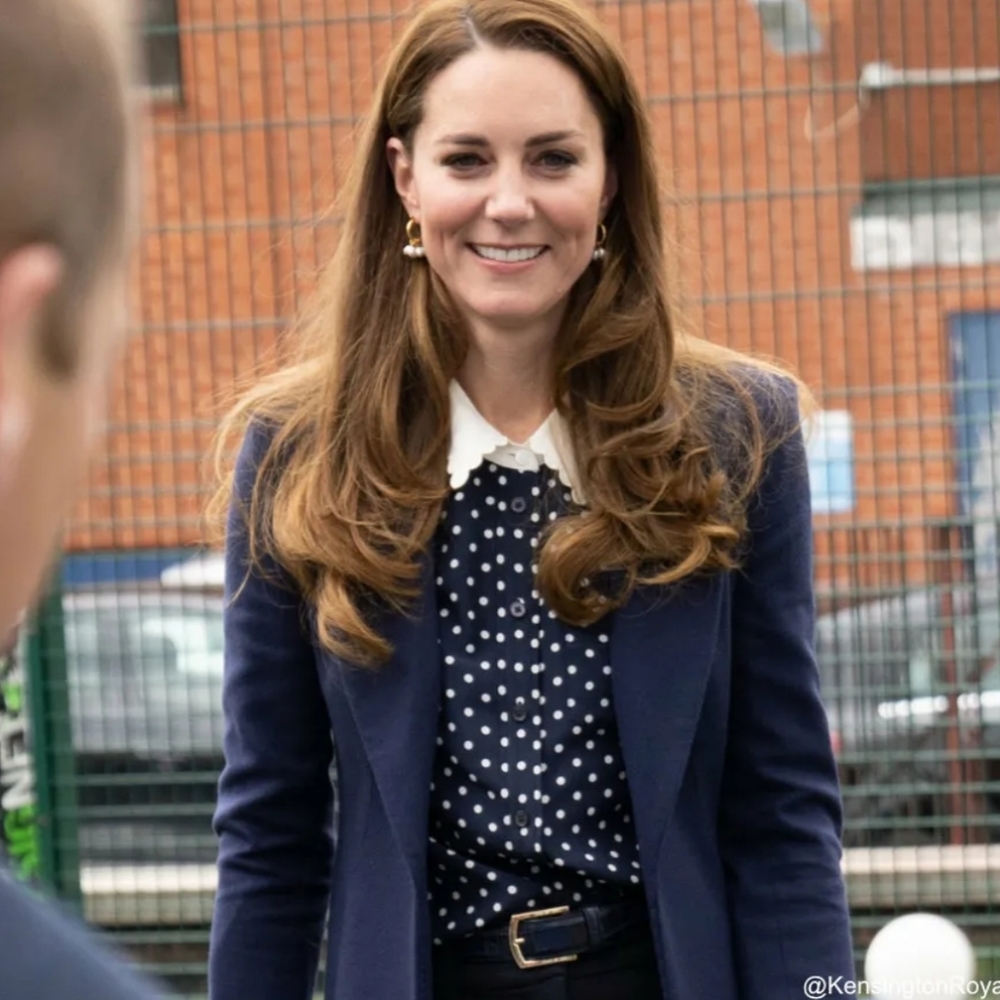 Tory burch Polka Dot Blouse seen on tina fey in mean girls  Dutchess Kate Silk